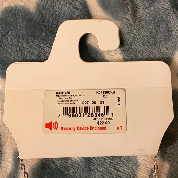 Necklace and Earring Set - White and Silver - Picture 4 of 4